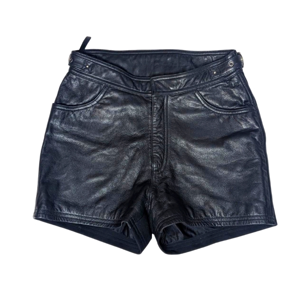 Harley Davidson leather bike shorts